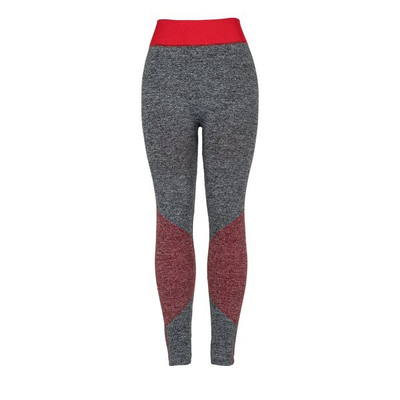 Gray gaiters with red inserts - Pants 1