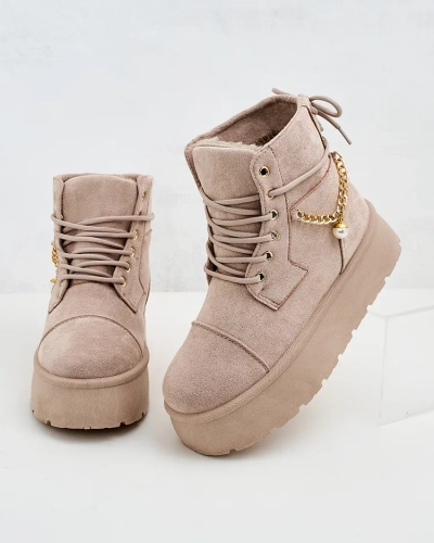 Royalfashion Женские ботинки на шнуровке Woruces