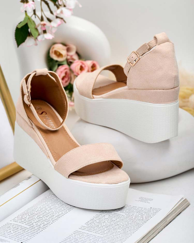 Royalfashion Sieviešu sandales Elovia uz katalupes