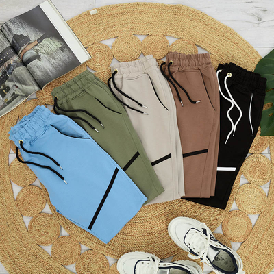 Women's light gray sweatpants - Clothing