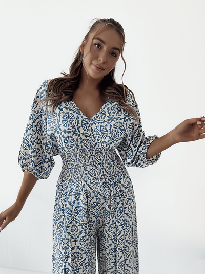 Royalfashion Patterned women's jumpsuit