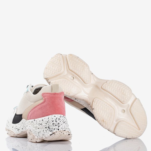 Multicolor women's sneakers with holographic Muzzis inserts - Footwear 1