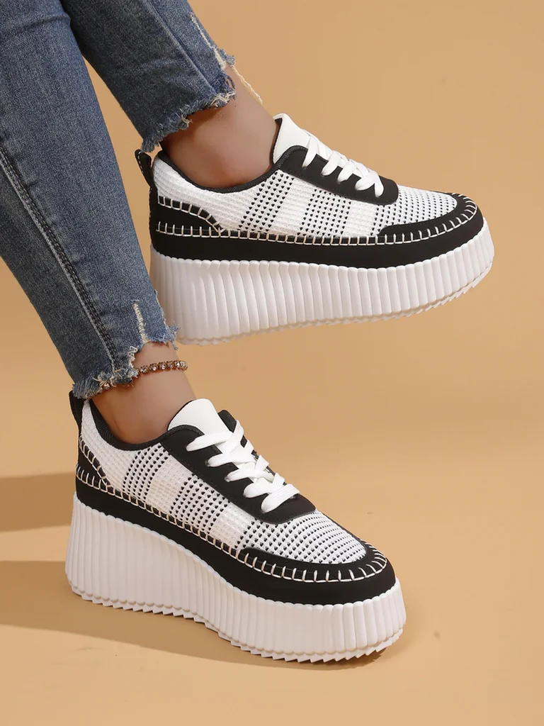 Royalfashion Женские платформенные кроссовки Siserra