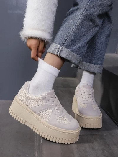 Royalfashion Women's Platform Sneakers Venusoe