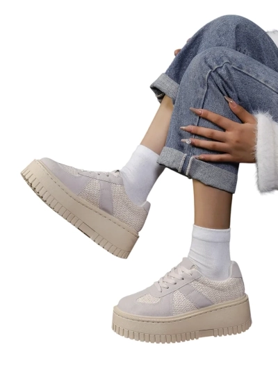 Royalfashion Women's Platform Sneakers Venusoe