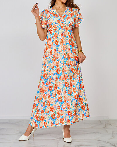 Royalfashion Women's floral midi dress