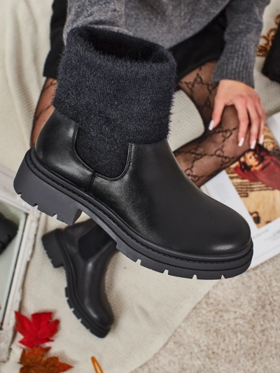 Moteriški eko odos botiljonai su kailiuku Kesy