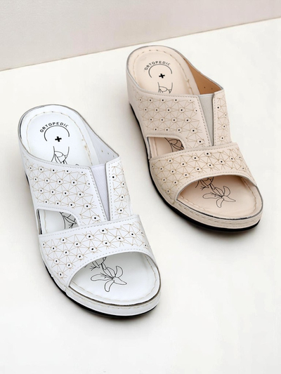 Royalfashion Women's Platform Flip-Flops Nova Step