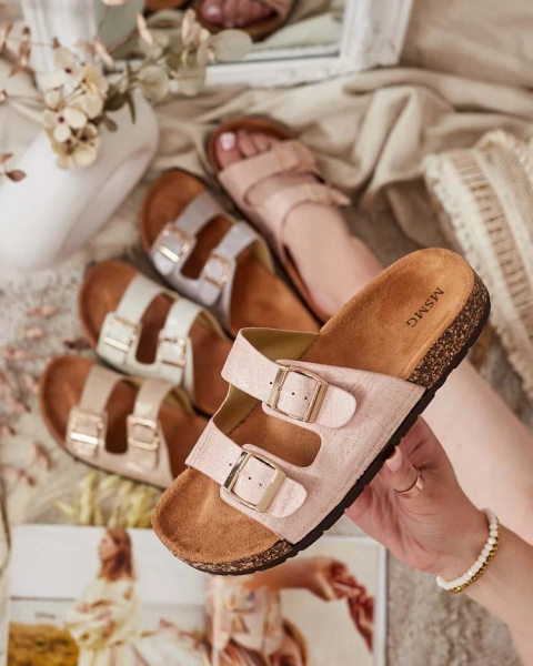 Royalfashion Women's Rolotta flat sole flip-flops