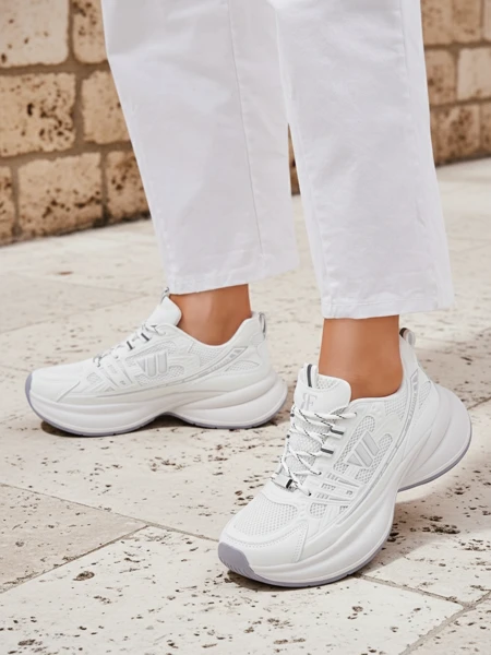 Royalfashion Women's sport sneakers on a thicker sole Roality