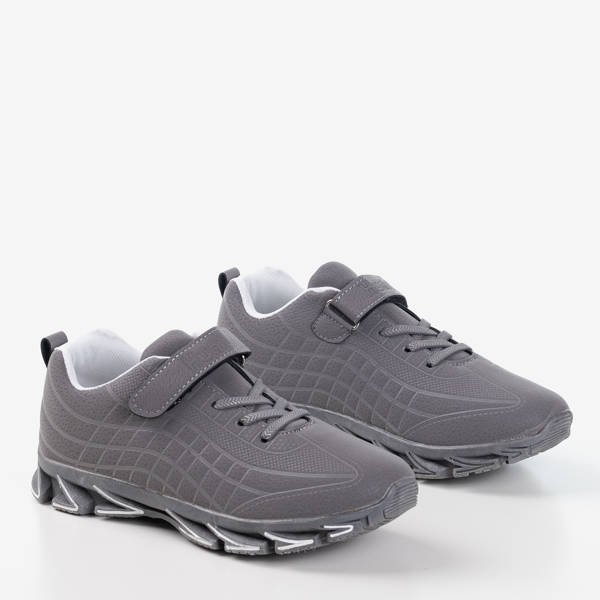 Szare dziecięce sneakersy Fana - Obuwie