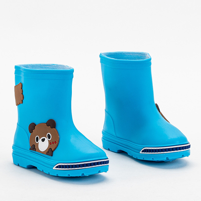 Blue boys' rain boots Uncon - Footwear