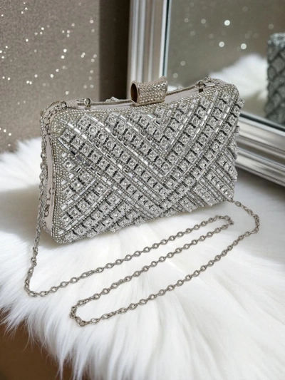 Royalfashion Women's Clutch Bag with Cubic Zirconia Seraphine Glint