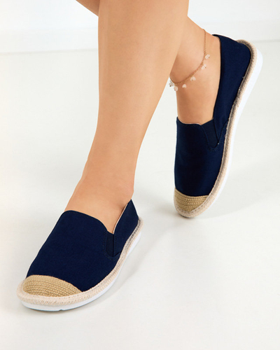 Navy blue women's espadrilles Joll- Footwear