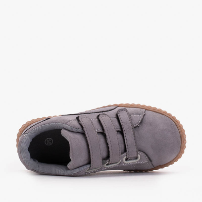 Light gray sports shoes for boys Jey - Footwear