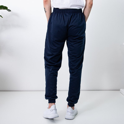 Men's navy blue sweatpants - Clothing
