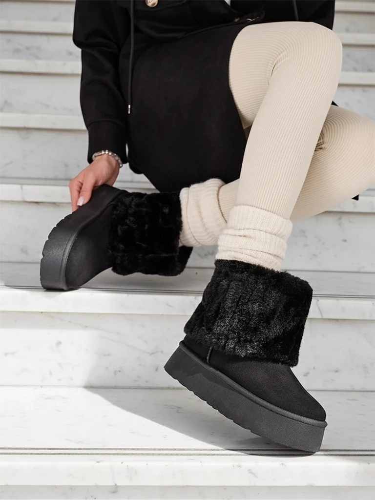 Royalfashion zābaki a'la sniega zābaki sievietēm Renutis