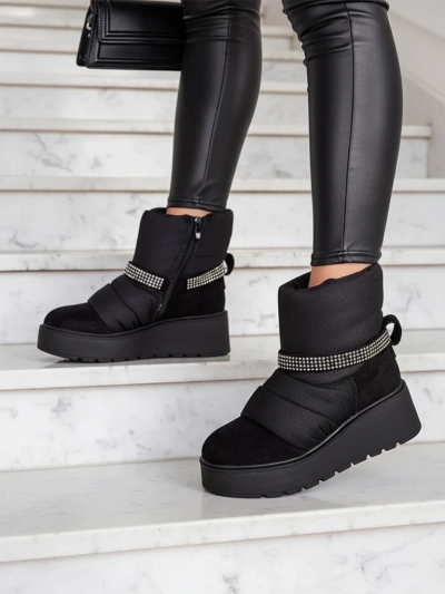 Royalfashion Женские зимние сапоги на танкетке Renosi