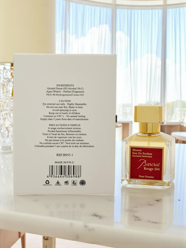 Mason Barcrat Rouge 504 Parfum Por Femes