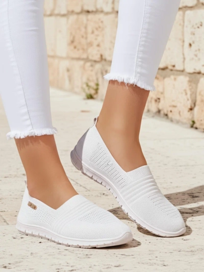 Royalfashion Women's Sporty Moccasins Sortpes