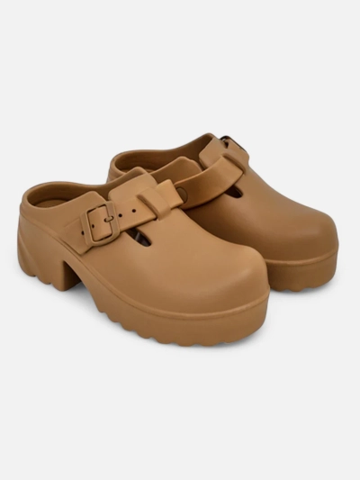 Royalfashion Женские резиновые сандалии на каблуке Voxones