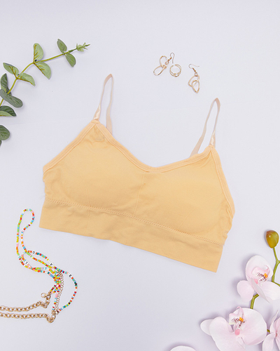 Women's beige sports bra - Underwear