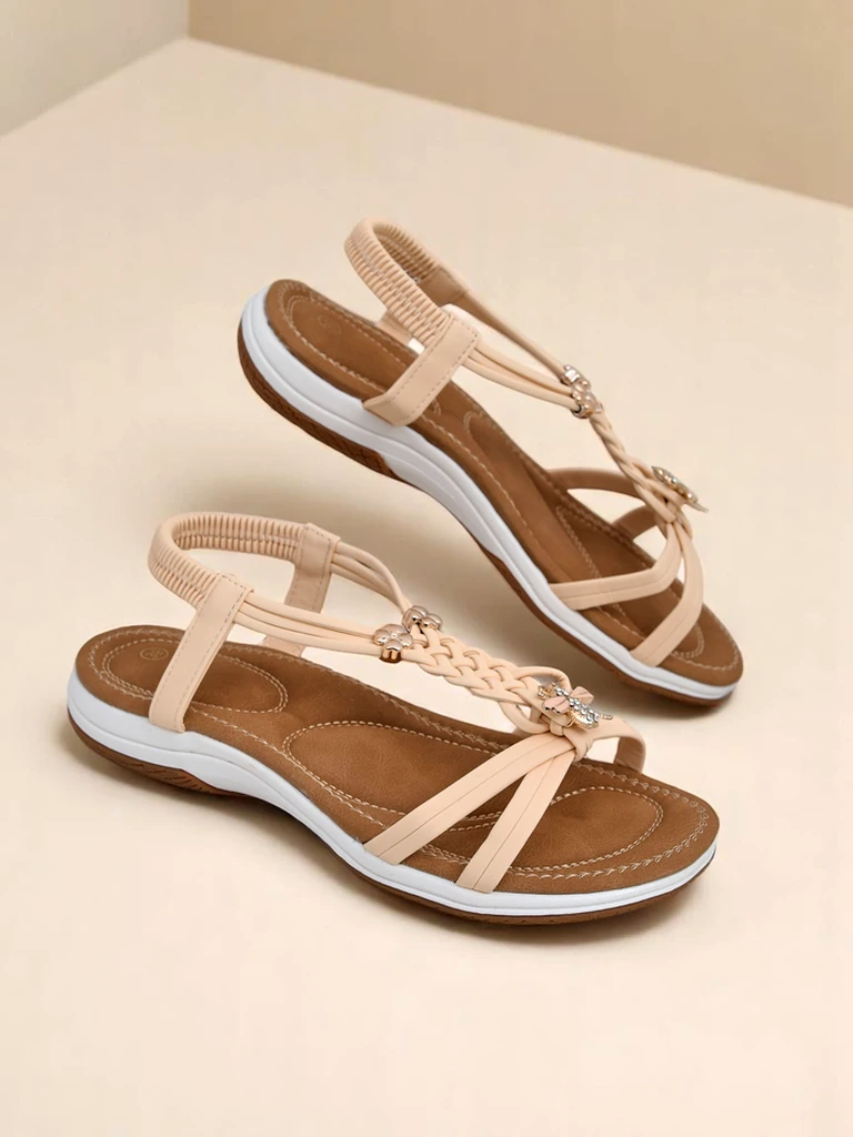 Royalfashion sieviešu dekorētās sandales Fiacco