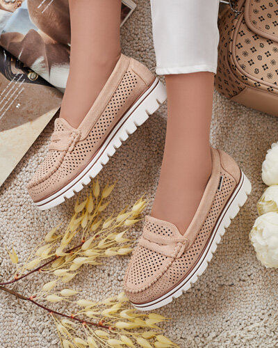 Royalfashion Ажурные женские мокасины Leteller