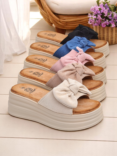 Royalfashion Женские шлёпанцы на платформе Givan