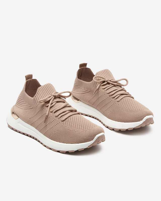 Light brown women's sports shoes Erina - Footwear