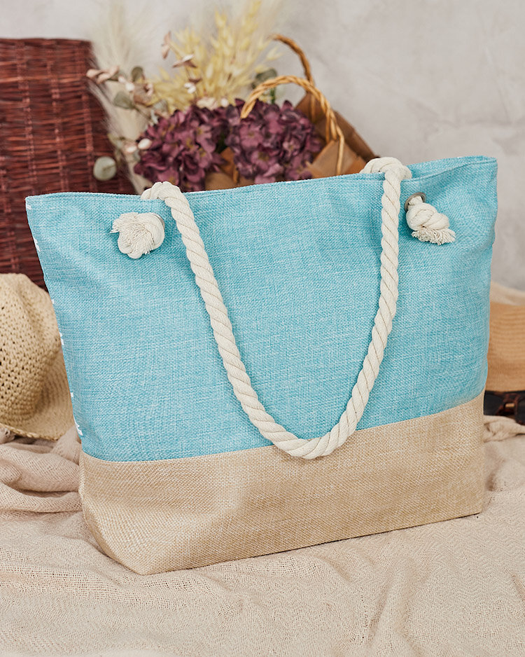 Royalfashion Fabric bag in holiday pattern for shoulder