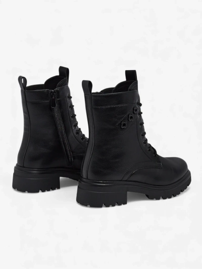 Eco-leather laced women's ankle boots Nometa