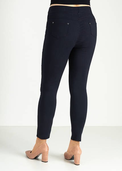 Damskie tregginsy w kolorze granatowym PLUS SIZE - Odzież