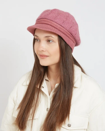 Royalfashion Women's beret with visor