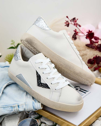 Royalfashion Women's sporty sneakers with embellishments Ginn