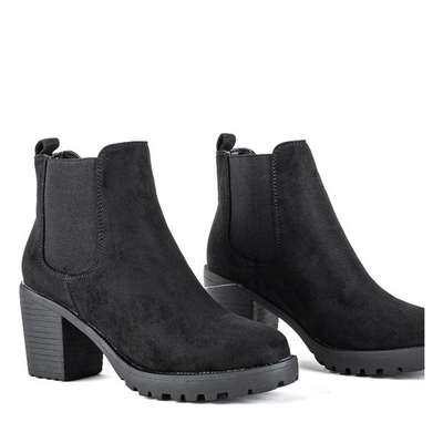 Black women's boots with a high heel from Brando - Footwear