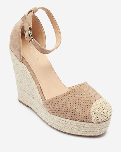 Royalfashion Brown women's Meylasi platform sandals