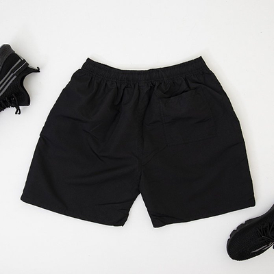 Black men's sports shorts shorts - Clothing