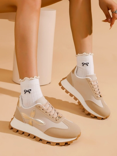 Женские спортивные кроссовки Royalfashion на толстой подошве Aloqa