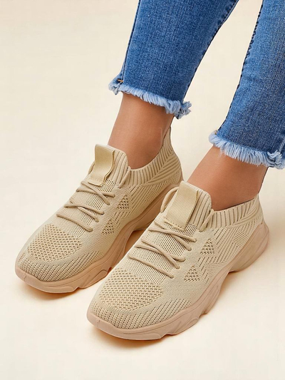 Royalfashion Women's sporty fabric sneakers Milese