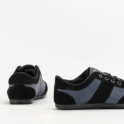 Trizu navy blue men's sports shoes - Footwear