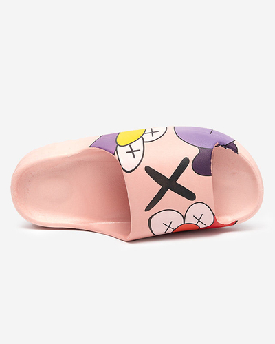 Elmino rozā sieviešu čības - Apavi