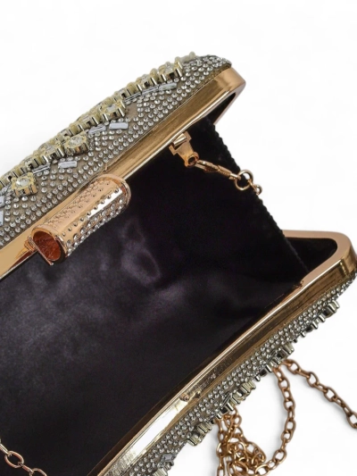 Royalfashion Women's Clutch Bag with Zircons Seraphine Glint
