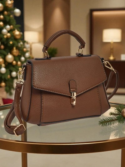 Small women's eco-leather bag Fioren