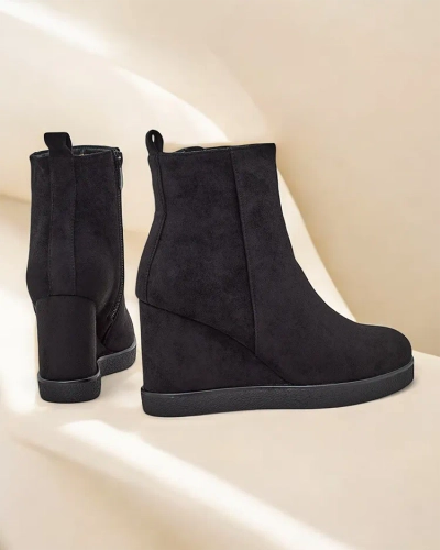 Royalfashion Women's wedge boots Sierra
