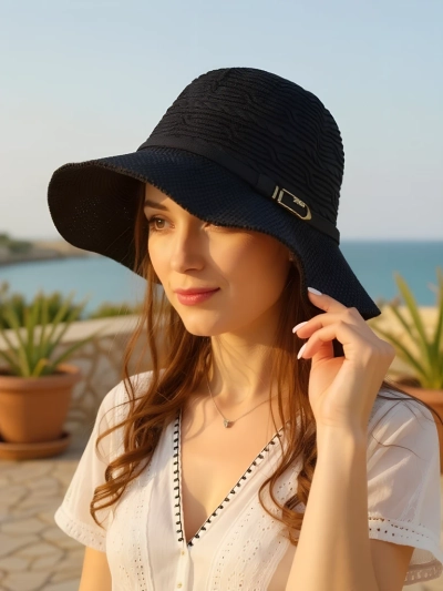 Royalfashion Women's hat decorated with a Lily Belle bow