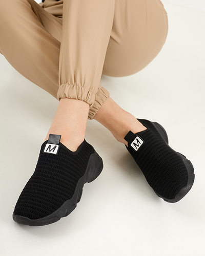 Melni sieviešu slip-on sporta apavi Rulinso - Apavi