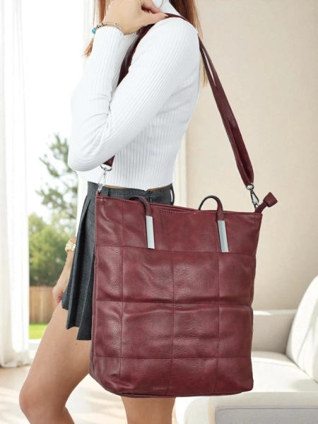 Women's shopper bag eco leather Tessira