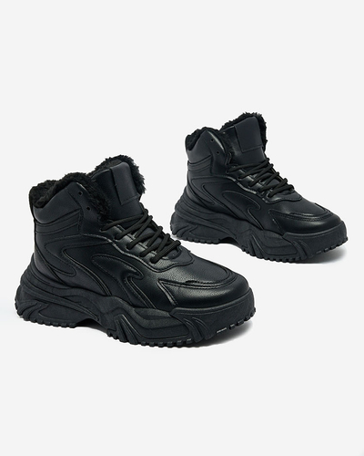 Royalfashion Forraffi fur insulated women's sneakers