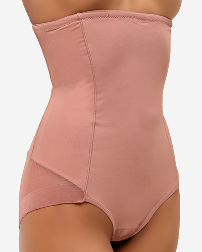 Royalfashion Dark pink women's high-waisted modeling panties